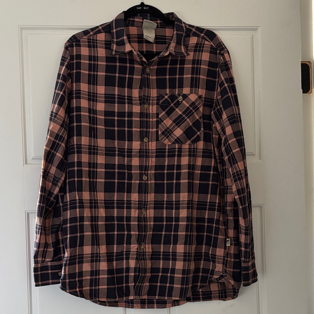 The North Face Haydens Pass - Men's Large Plaid Shirt